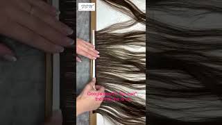 How to Make Professional Tape Hair Extensions in a Hair Factory shorts [upl. by Funch261]