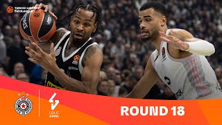 PartizanASVEL  Round 18 Highlights  202324 Turkish Airlines EuroLeague [upl. by Adelind]