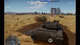 WAR THUNDER T90A DOZER BLADE TRENCH VS BOMBS [upl. by Ennairrac]