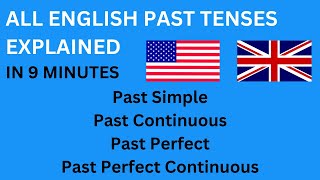 All English Past Tenses Explained in 9 minutes  Learn With Examples tenses pasttense [upl. by Ennovyhs]