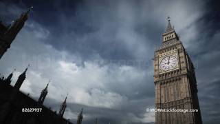 Storm clouds passing over Big Ben London England [upl. by Gnaw]