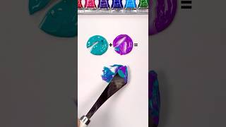 Unexpected color mixes part 2 colormixing paintmixing colortheory satisfyingart asmr asmrart [upl. by Theodosia]