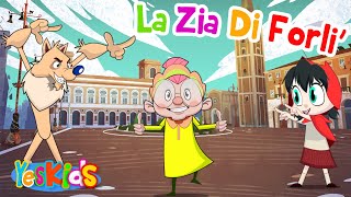 La Zia di Forlì  Canzoni per Bambini e Baby Dance di YesKids [upl. by Aicatan]