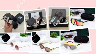 Latest collection of accessories  unisex sunglasses  leather wallet  leather belticonicshop9272 [upl. by Rhoades]