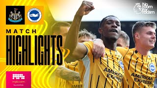 HIGHLIGHTS  Newcastle v Brighton  Premier League [upl. by Ahcila]