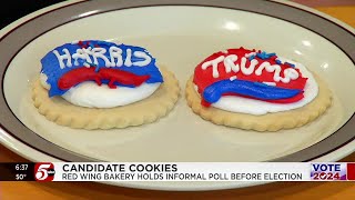 Sweet political tradition of Red Wings Hanisch Bakery presidential cookie poll [upl. by Errol875]