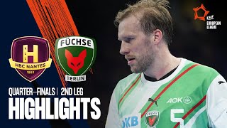 HBC Nantes vs Füchse Berlin  Quarterfinals  EHF European League Men 202324 [upl. by Hairahcez]