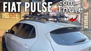 FIAT PULSE com Rack Thule Wingbar Evo Black  Transbike Thule Proride 598  Instalação Personalizada [upl. by Stoneham]