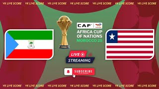 Equatorial Guinea vs Liberia 🔴Live Match Today⚽🎬 [upl. by Leoy]