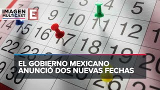 Así es el calendario de días festivos oficiales en México 2024 [upl. by Anoo]