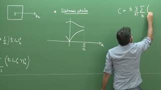 Mod 2  Lec 4 Debye model Prerequisites See Introduction to specific heat and phonons [upl. by Nedrah]