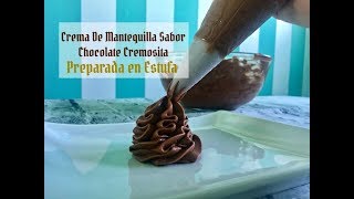 Crema De Mantequilla De Chocolate Cremosita Y Con Más Sabor 😋 [upl. by Eive626]