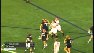 NCAA Navy Womens Lacrosse Highlights vs Monmouth [upl. by Chi]