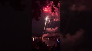 St Albans Bay Vermont 4th Of July Fireworks Show youtube like fireworks holiday awsome wow [upl. by Balkin970]