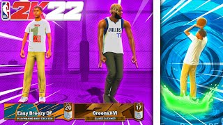 THE BEST 2v2 LINEUP BUILDS IN NBA 2K22 PARK NEW META LINEUP  BEST BUILDS FOR 2s COURT NBA2K22 [upl. by Killigrew]