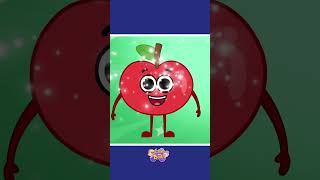 Five Cute Fruits Jumping On The Bed Part 1 shorts nurseryrhymes [upl. by Guerra]