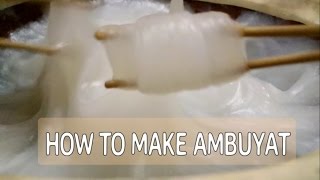 BRUNEIAN FOOD How to make ambuyat [upl. by Ulu]