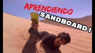 Aprendiendo SandBoard Fails Caídas [upl. by Arbua]