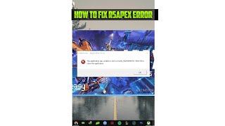 HOW TO FIX APEX LEGEN R5APEX ERROR  0xc000007b  apexlegends apexlegendfix howtofix pc gaming [upl. by Nadruoj]