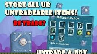 Growtopia selling my untradeable item using UNTRADEABOX [upl. by Eceinehs]