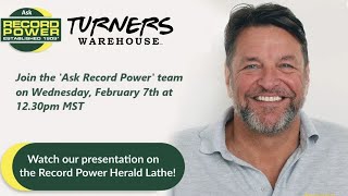 Ask Record Power Live  All About the Herald Lathe [upl. by Odlopoel738]