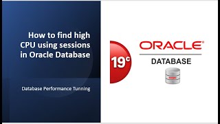 How to find high CPU using sessions in Oracle Database [upl. by Hsilgne]