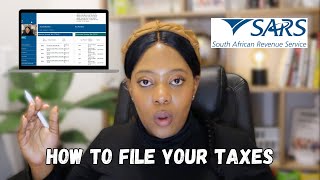 HOW TO SUBMIT YOUR SARS TAX RETURN ONLINE USING eFILING  Personal Finance  South Africa [upl. by Lipson]