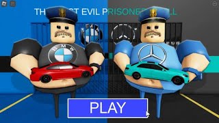 BMW VS MERCEDES BARRYS PRISON RUN OBBY roblox scaryobby [upl. by Penelopa739]