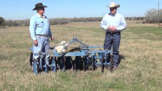 Preparing a Wildlife Food Plot with a Disk Plow [upl. by Rugen]