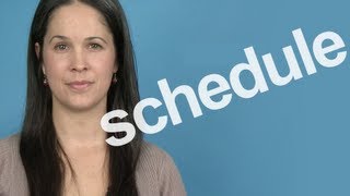 How to Pronounce Schedule  American English [upl. by Anahsal]