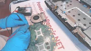 CyberPowerPC model c series nl8 not working Laptop power jack repair fix [upl. by Ardnoek]