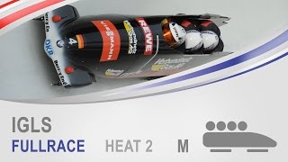 Igls  4Man Bobsleigh Heat 2 World Cup Tour 20142015  FIBT Official [upl. by Robma715]