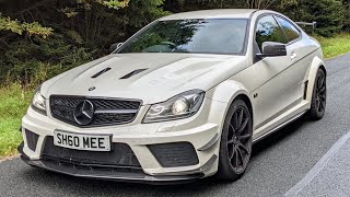 1st Drive AMG C63 Black Series  A modern CSL  4K [upl. by Locin]