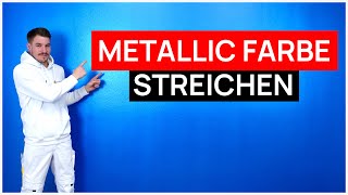 Wir STREICHEN eine METALLIC FARBE  StoColor Metallic [upl. by Eenahs289]