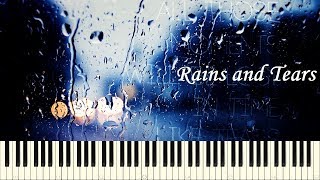 Rain and Tears  Aphrodite’s Child Demis Roussos  Piano Tutorial [upl. by Pulcheria]