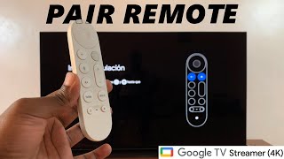 How To Pair Remote To Google TV Streamer [upl. by Ettennaej]