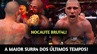 APANH0U MUITO🚨 Alex Poatan NOCAUTEIA Khalil DE FORMA BRUT4L LUTA Alex Poatan vs Khalil UFC 307 [upl. by Dlawso88]