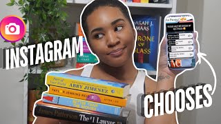 instagram chooses my reads for a week 📚🫣✨ spoiler free reading vlog [upl. by Cherida]