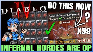 Diablo 4 Infernal Horde Compass Crafting Guide  Cant Craft Infernal Horde Compass  Infernal Horde [upl. by Trella778]