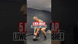 Lower Body Finisher  5 Minute AMRAP legday lowerbodyworkout kettlebellworkouts [upl. by Nyrb]