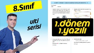 8sınıf Matematik 1dönem 1yazılı MEB Yazılı Örnekleri ULTİ Çözümleri 1 SENARYO  PDF [upl. by Omolhs]