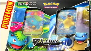 Pokemon Blastoise V amp Venusaur V Battle Decks [upl. by Pavlish]