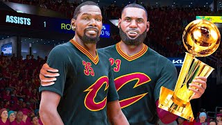 What if KD Joined The Cavs In 2016 [upl. by Ayouqes]