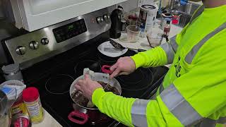 Making no bake chocolate oatmeal cookies [upl. by Ronda]