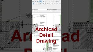 Archicad detail drawing and creating sheets tutorial howto [upl. by Hammer]