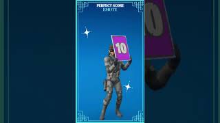 Fortnite Emote  Perfect Score  Icon Series 🎶 [upl. by Kcirre491]