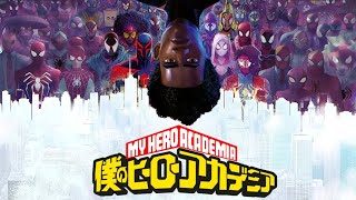 SpiderMan Across The SpiderVerse  Anime OP 1  quotBokuranoquot by Eve MHA S6 OP [upl. by Leinadnhoj]