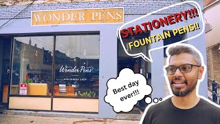 Visiting Wonder Pens Stationery Shop in Toronto [upl. by Yenalem]