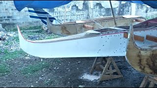 Paradise Trimaran Part 14 Boat Building In The Philippines [upl. by Upton629]