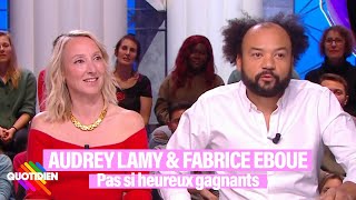 Audrey Lamy et Fabrice Eboué  vous feriez quoi si vous aviez gagné au loto [upl. by Skricki]